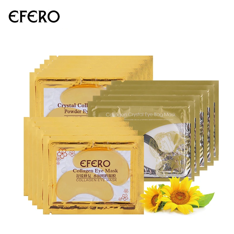 

15pack=30pc 24K Gold Collagen Eye Serum Mask Eye Patches Dark Circle Puffiness Eye Bag Anti-Aging Wrinkle Moisturizing Face Care