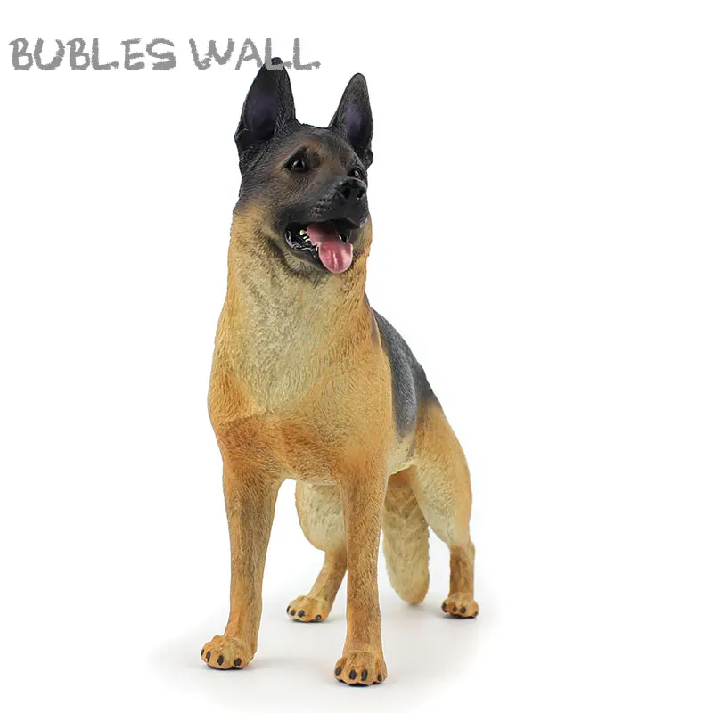 

Bubles Wall German Shepherd Dog Animals Simulation Big Dog Pet Action Figures Model PVC High Quality Lifelike Toy Kids Gift