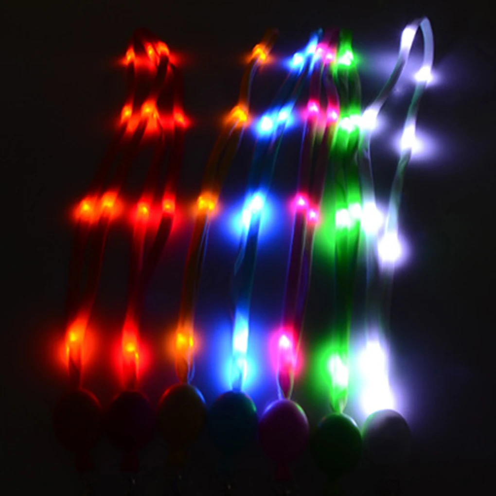 

NEW Practical LED Night Luminous Oval Light Employee Card Hanging Rope ID Name Badge Holder Lanyard
