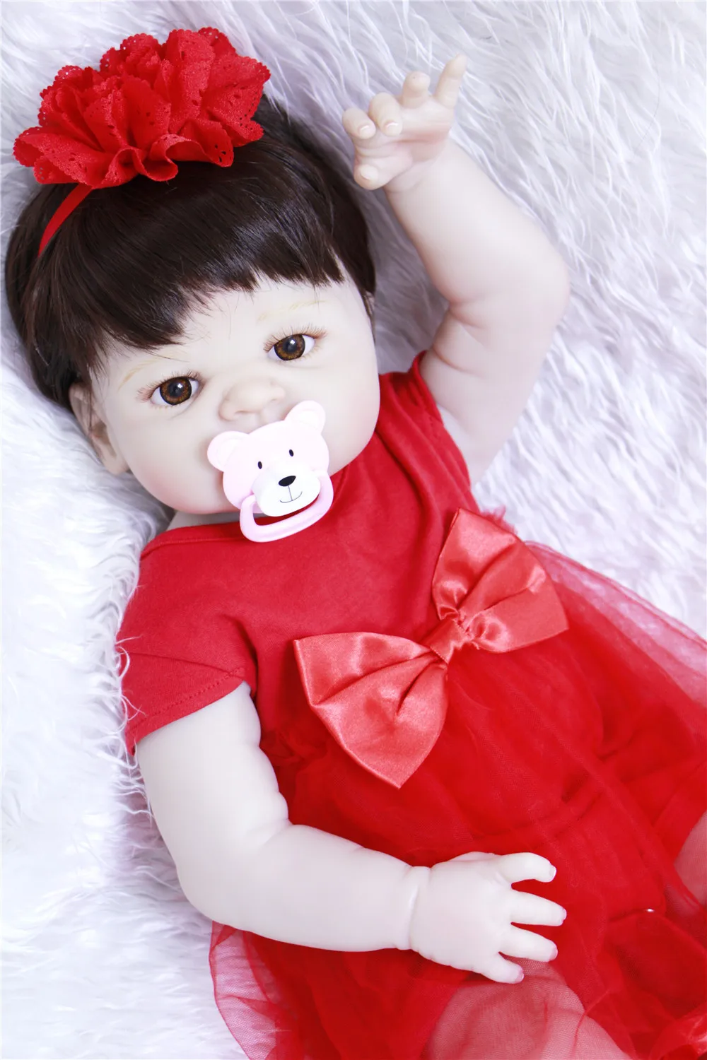 DollMai 2" Кукла для девочек reborn Мягкие силиконовые куклы для новорожденных модный подарок ребенку куклы игрушки Bebes возрожденная менина bonecas