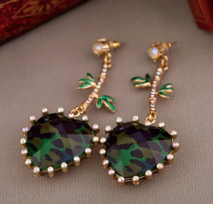 Классические Элегантные зеленые серьги|earrings earring|elegant earringsearrings elegant |