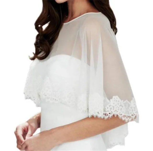 Disc Women's Capes Chiffon Lace Decal Sweet Princess Short Shawl Women Elegant Layers Thin Cloak New