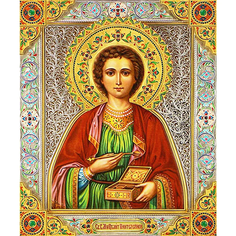 

DiY Diamond Embroidery Religion Full Diamond Painting true religious men Cross Stitch Icon of Leader Needlework New gift