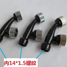 Высокоуровневый опрыскиватель из нержавеющей стали, двухсопло высокого давления, сельскохозяйственный вентилятор в форме распыления, насадка на садовый шланг