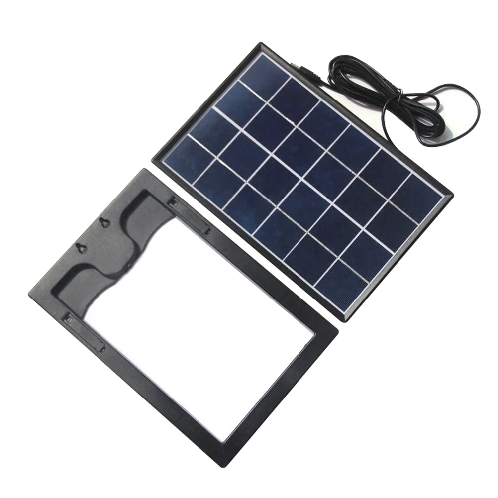 

6W 6V Polycrystalline Solar Panel Battery Charging System with DC 5521 Frame AI88