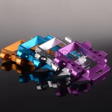 Enron caixa de alumínio traseira, suporte 02021 102061 122061 para carros rc 1/10 hsp redcat himoto
