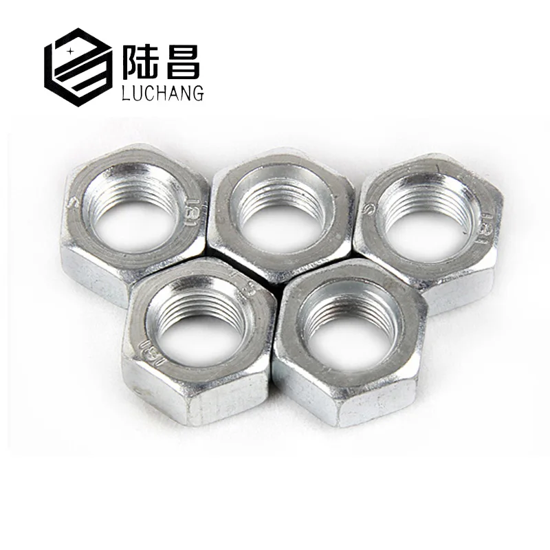 

LUCHANG Free Shipping M6 M8 M10 Stainless Steel Galvanized Hex Nut Hexagon Nuts DIY Newest