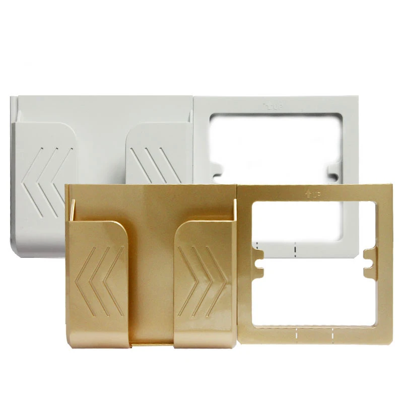 

Wall Socket Phone Holder Bracket Electric Wall Socket Charger Adapter USB Smartphone Charging Storage Box Stand Rack