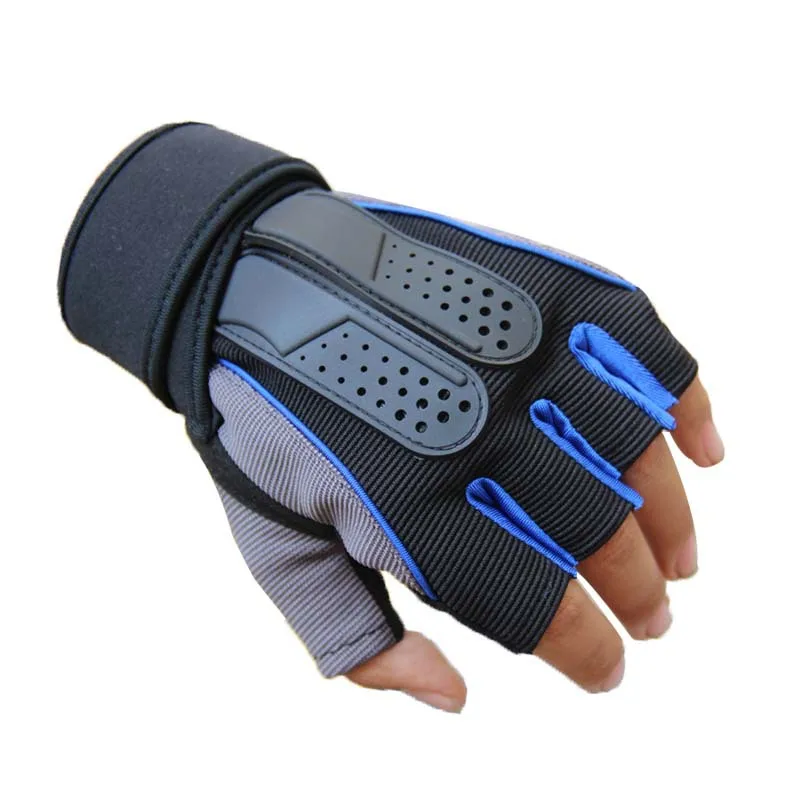 Воздухопроницаемый полупалец перчатки для защиты бега перчатки для тяжелой атлетики спортивные перчатки противоскользящие перчатки для езды на велосипеде
