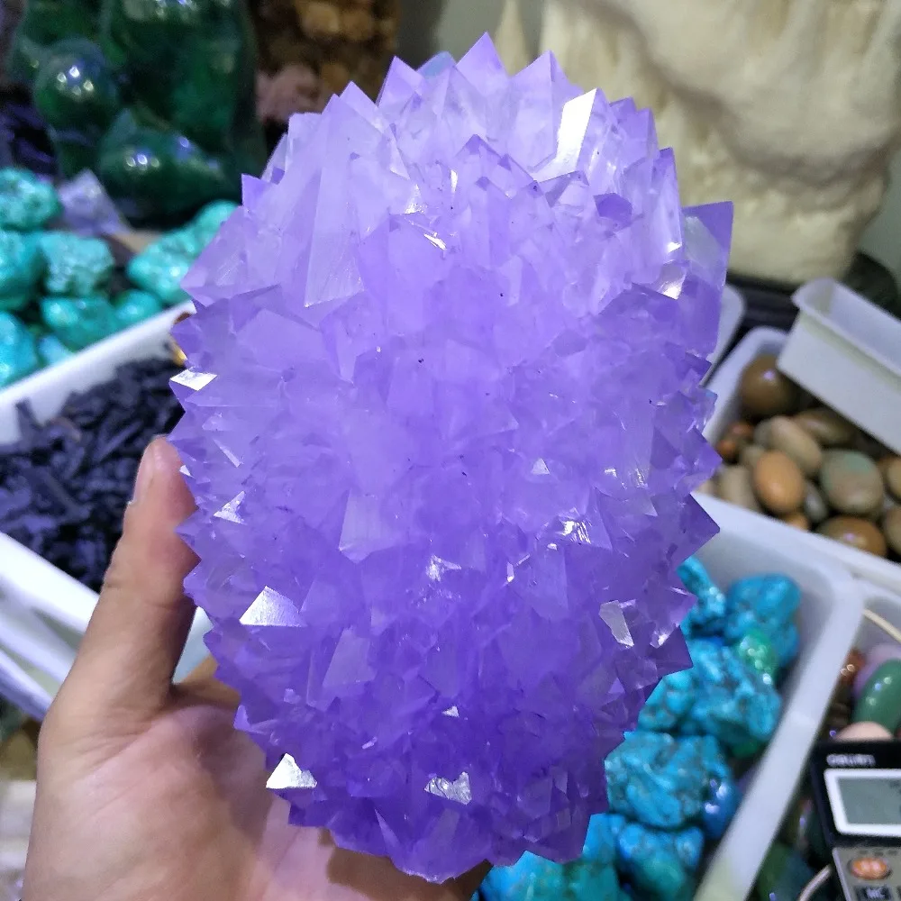 Hot!!! 1100g Rare and beautiful purple quartz crystal crystal cluster used for home decoration wedding decoration aquarium Hot!!! 1100g Rare and beautiful purple quartz crystal crystal cluster used for home decoration wedding decoration aquarium