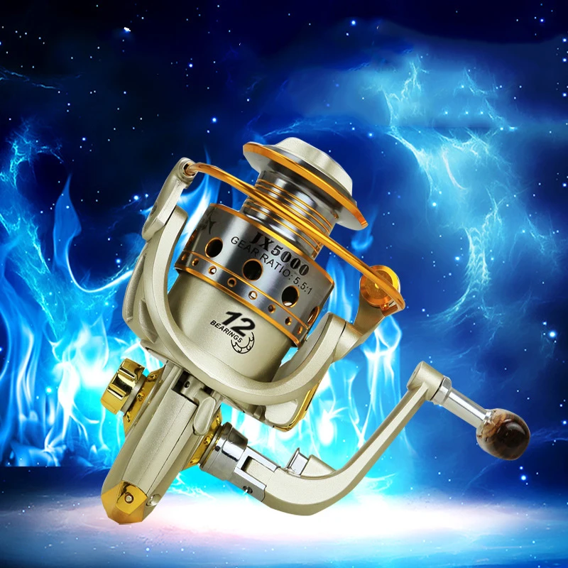 GLEEGLING Big Game Reel 5.5:1 Fishing Reel Saltwater 1000 ...