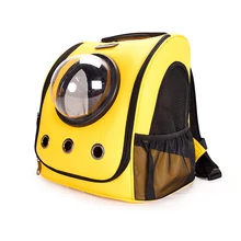 Переноска для собак, Космический рюкзак капсулы, сетчатые дышащие сумки с двойной ручкой на плечо с прозрачным окном для собак, кошек