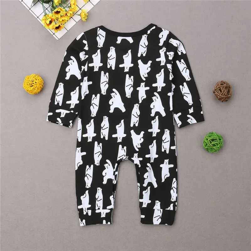 Xmas Family Matching Pajamas Set Father Mother Kid Baby Outfit Bear Long Sleeve Top Pants Sleepwear Nightwear Clothing Set family thanksgiving outfits
