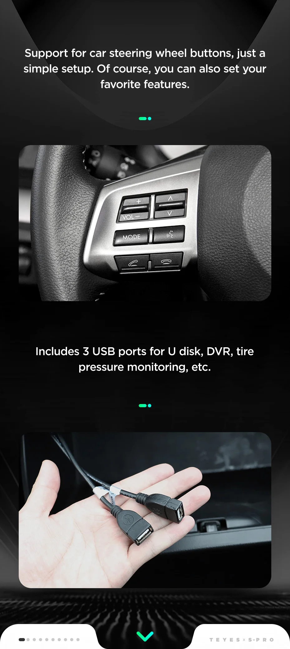 Discount TEYES SPRO Car Radio Multimedia Video Player Navigation GPS Android 8,1 8.1 For Subaru Forester 4 SJ accessories sedan dvd 6