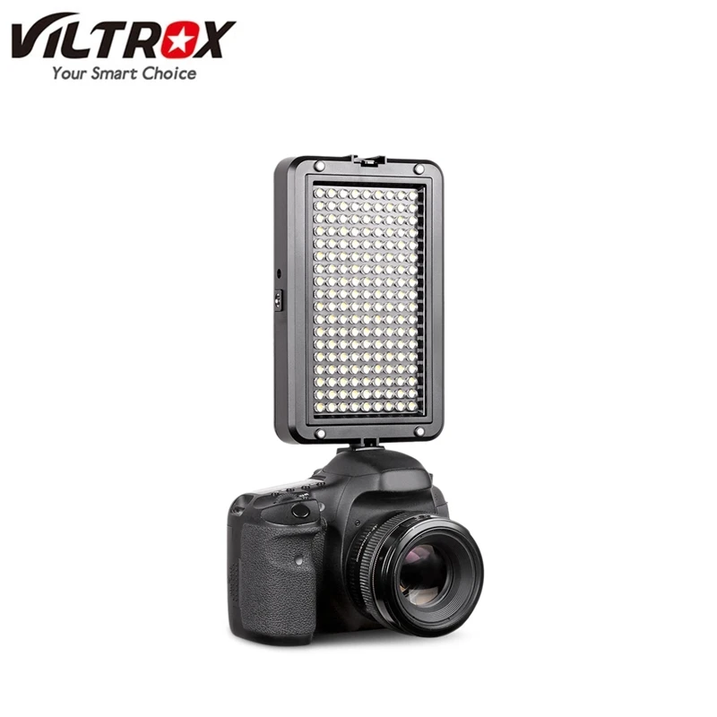 

Viltrox VL-162T Camera LED Video Light LCD Panel 3300K-5600K Bi-Color Dimmable for Canon Nikon Sony DSLR photography Camcorder