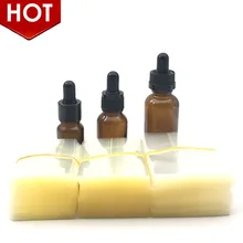 200 шт./лот термоусадочная пленка для 10 мл 15 мл 30 мл стеклянная бутылка ПВХ термоусадочная муфта