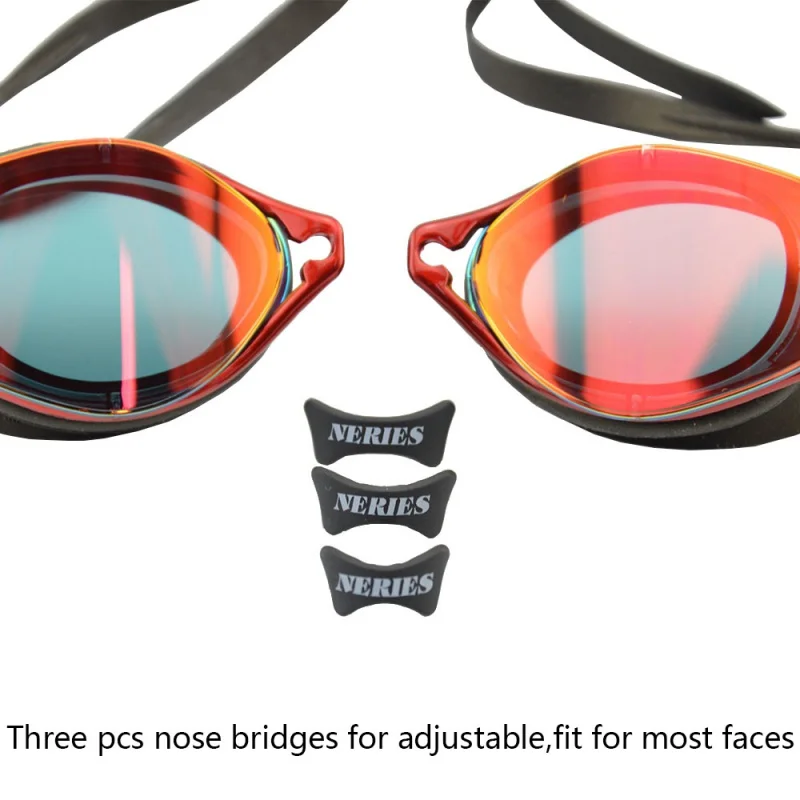 Для мужчин и женщин, Профессиональные противотуманные очки с защитой от ультрафиолета, регулируемые очки для плавания, водонепроницаемые силиконовые очки для плавания