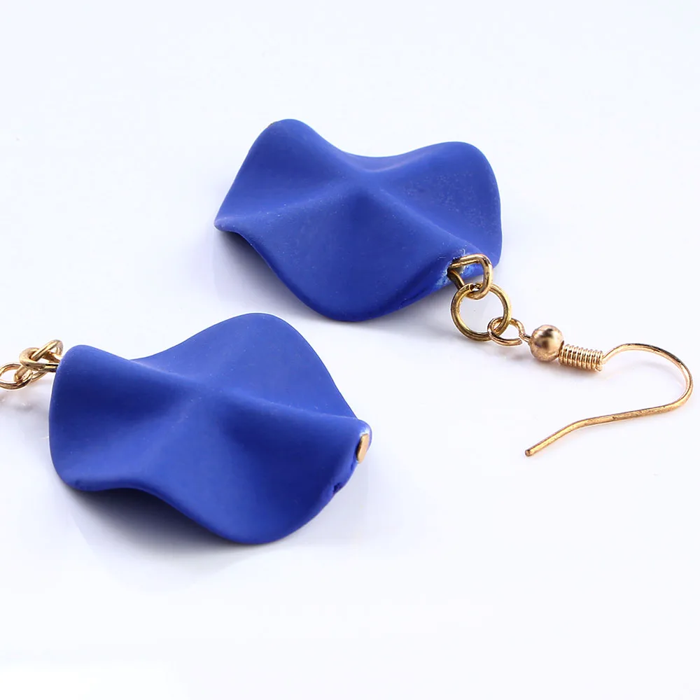 

Fashion Jewelry Women Big Drop Earrings Personality Design Hook Dangle Earring Pink Yellow Red Ear Drop Wholesale Girl Gift