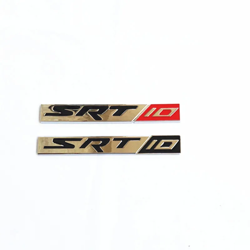 

3D Metal Emblem Decals Car Sticker Chrome Badge SRT10 Logo fit for CHALLENGER CHARGER