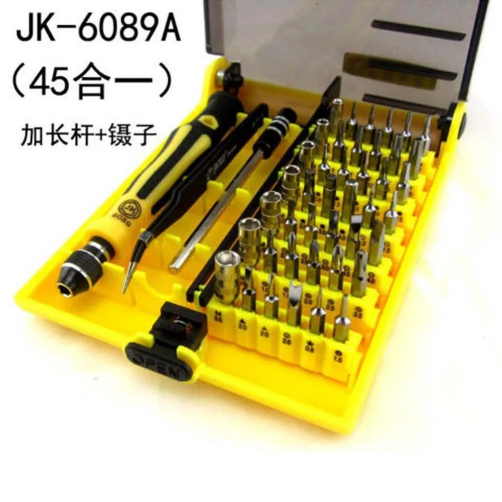 45 в 1 звездообразный ключ Набор отверток для сотового телефона инструмент для ремонта ноутбука комплект небольшой набор отверток Multi-Bit