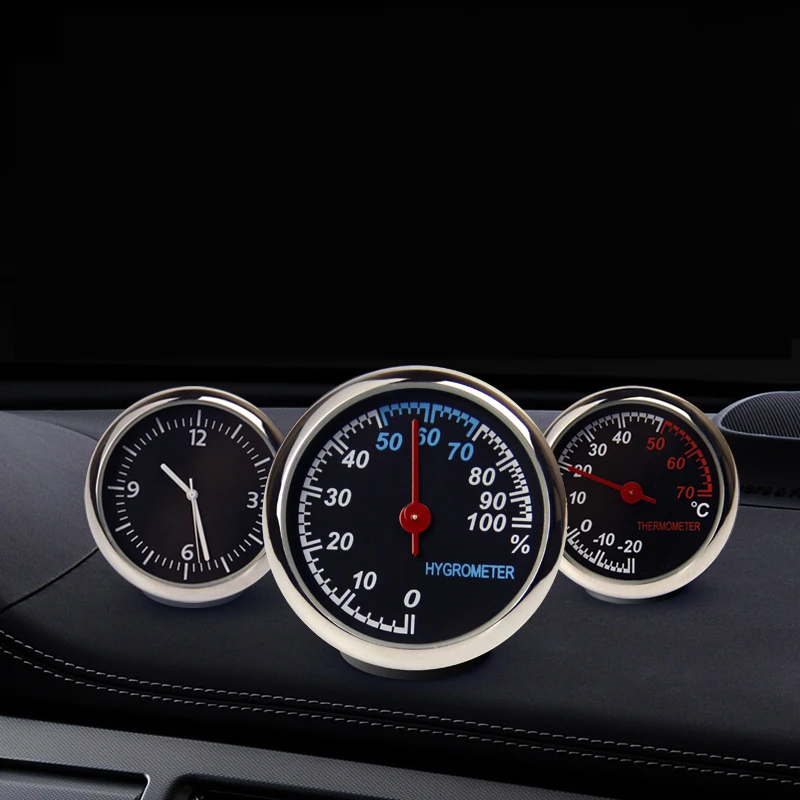 

1 Piece Exquisite Car Mechanics Luminous Quartz Clock Digital Pointer for Auto Decoration Supplies Car Mechanics