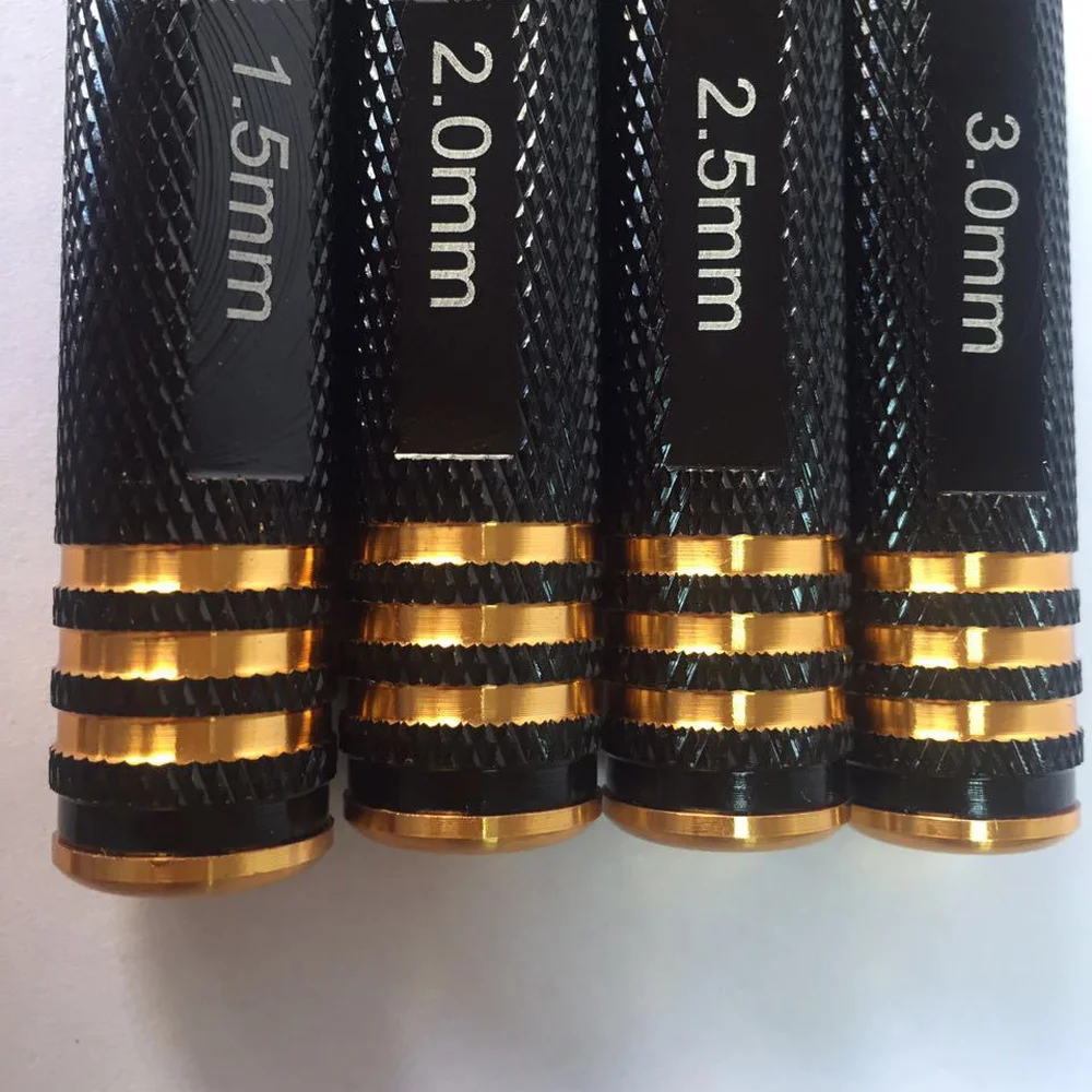 4x Мини Micro с шестигранной Набор ключей Allen Ключ отвертка Tool Kit 1,5 мм-3,0 мм