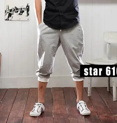 ركض 2017 الصيف الرياضة فضفاض عداء ببطء تشغيل رجل كابري المسار الحريم الرباط الورك هوب الرجال sweatpants السراويل pantalon أوم