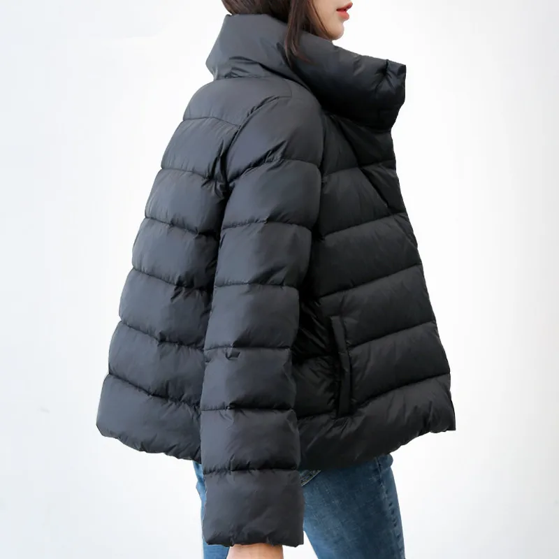 Осенне-зимний пуховик Женская парка ультра легкий пуховик женская тонкая теплая куртка PP096