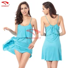 Swimmart 1 шт. пляжное платье Сексуальная одежда для плавания женское бикини снаружи блузка купальный костюм Купальник винтажная пляжная одежда юбка с принтом