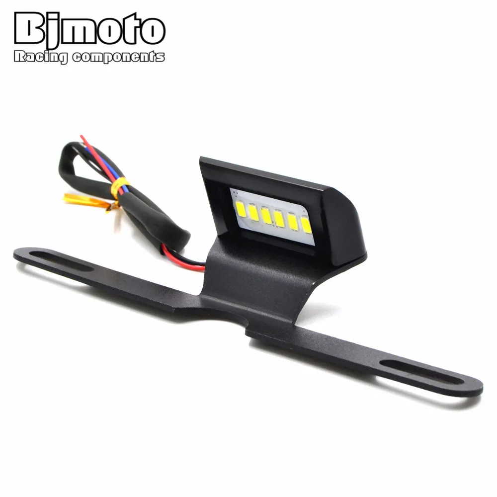 Universal Aluminum Motorcycle License Plate Holder Mount Bracket