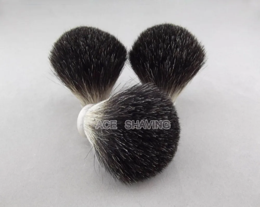 3 Pieces of 100 Black Badger Hair Shaving Brush Head (knot size 24mm