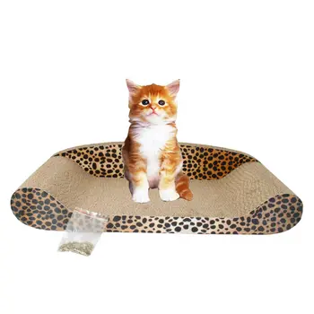 

Cat Sofa Cat Scratcher Toy Scratching Corrugated Board Scratcher Bed Pad Toy with Catnip US Warehouse Drop Shipping Available