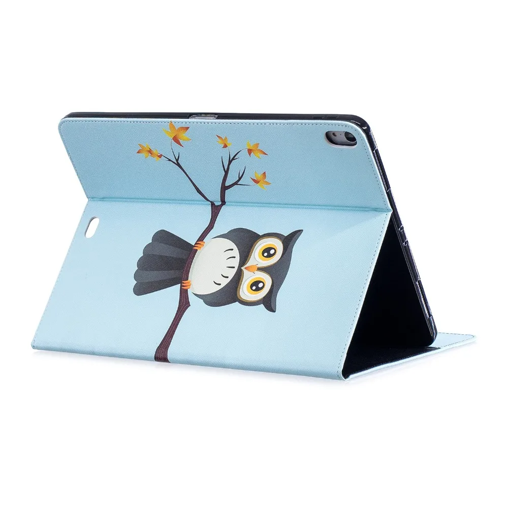 GOOYIYO 2018 Новый чехол для iPad Pro 12 9 PU кожаный с Цветной росписью книжка подставка