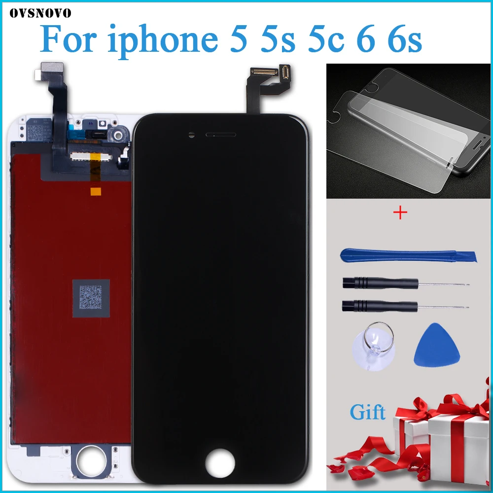 100% тестирование работы сенсорный экран для iPhone X 5S 5c 6s ЖК дисплей дигитайзер
