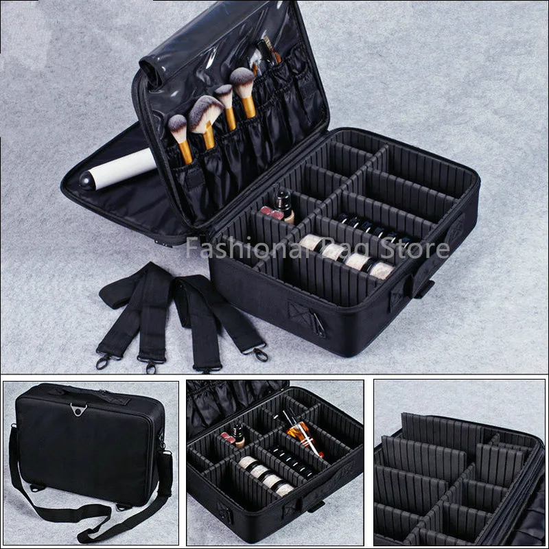 Макияж сумка Organizer Professional Макияж художника поле больше Сумки Симпатичные Корея чемодан Макияж Расчёски для волос Инструменты случае