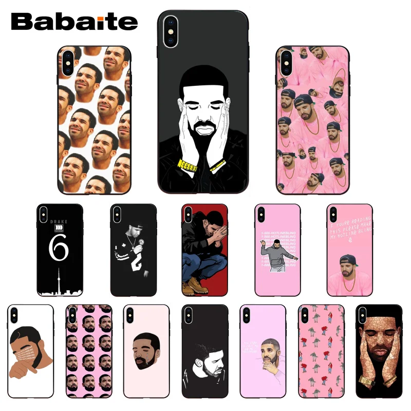 

Babaite Drake Novelty Fundas Phone Case Cover for iPhone Xr XsMax 8 7 6 6S Plus Xs X 5 5S SE 5C Cases11 11pro 11promax