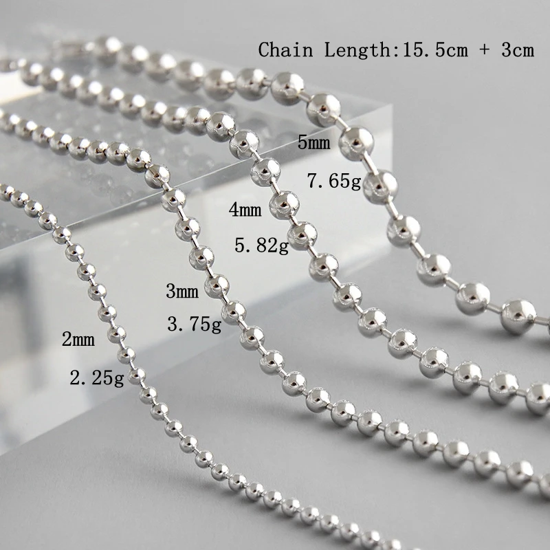 LouLeur браслеты из стерлингового серебра 925 пробы, браслеты из круглых бусин, серебряные Простые браслеты с текстурой счастливого шарика для женщин, модное ювелирное изделие, Шарм