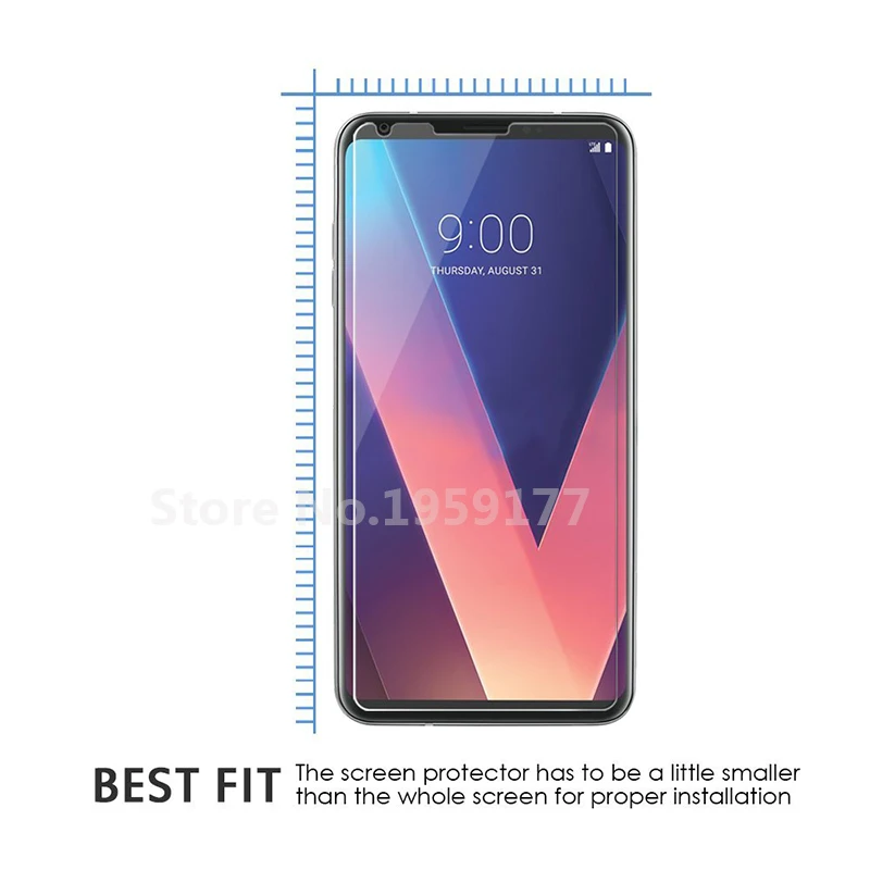 MODAZONGYE 2pcs For Tempered Glass LG V30 Screen Protector LG V30 V 30 H930 H933 Screen Protector Glass Protective Flim (6)