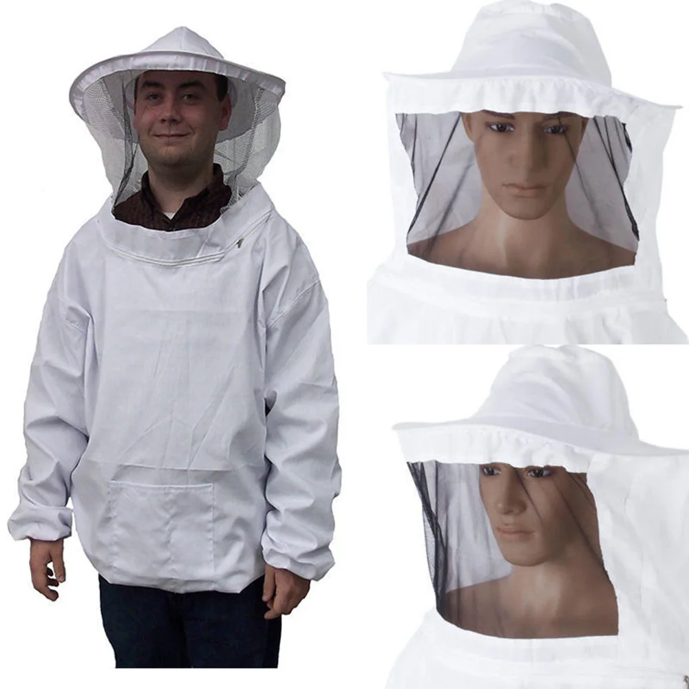 Пчеловодство куртка Смок Защитный протектор Пчеловодство шляпа рукав дышащее оборудование DTT88