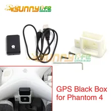 Phantom 4 GPS Black Box Locator with Mounting Bracket Holder Audio Video Position Feedback Lost & Found for DJI Phantom4