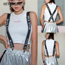HEYounGIRL Harajuku лямки с печатным рисунком женские мужские брюки унисекс ремни регулируемые подтяжки клип на брюки пояс для подтяжек панк