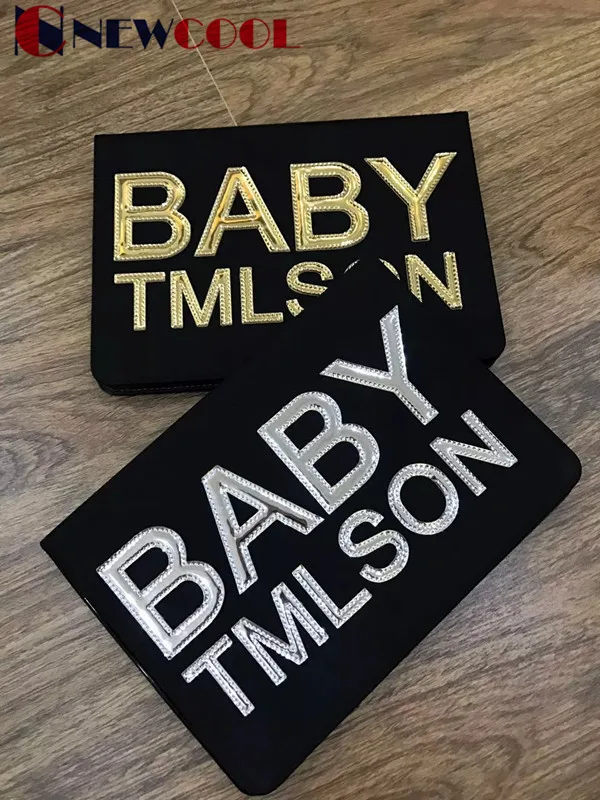 

Mini4 Baby Tmlsom Letters Paint Tablet Case For Apple iPad Pro Mini Air Air2 9.7" Tablet Case Flip Cover Ultra slim Smart Cover