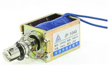 

JF-1040B DC24V 400mA Push Pull Type Open Frame Solenoid-Elektromagneten 25N 10mm