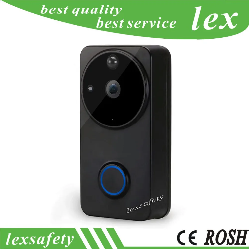 

Radio visual intercom doorbell waterproof door chime,720P Camera Video Phone wireless IP Doorbell WIFI Door Bell Night Vision