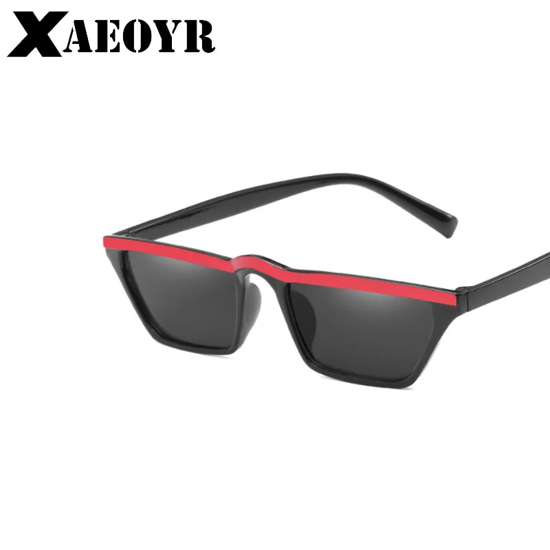 XAEOYR Rectangle Cheap Design Women Sun Glasses Flat Top Sunglasses