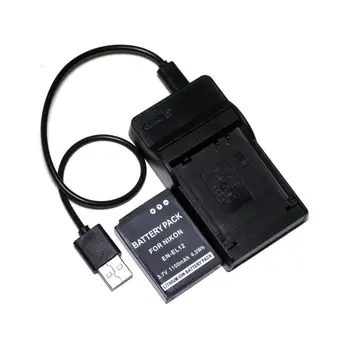 

EN-EL12 Battery and + USB Charger for Nikon Coolpix A900 AW100 AW100s AW110 AW110s AW120 AW130 Keymission 170 360 Camera