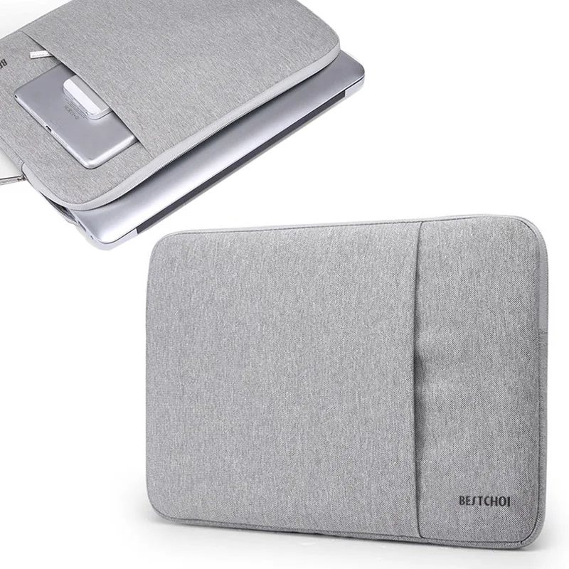 Women Laptop Bag Soild Sleeve bags for Dell XPS 13 Lenovo HP Acer Asus 11 13 14 15 inch Notebook Cover Zipper 15.6 Tablet Case