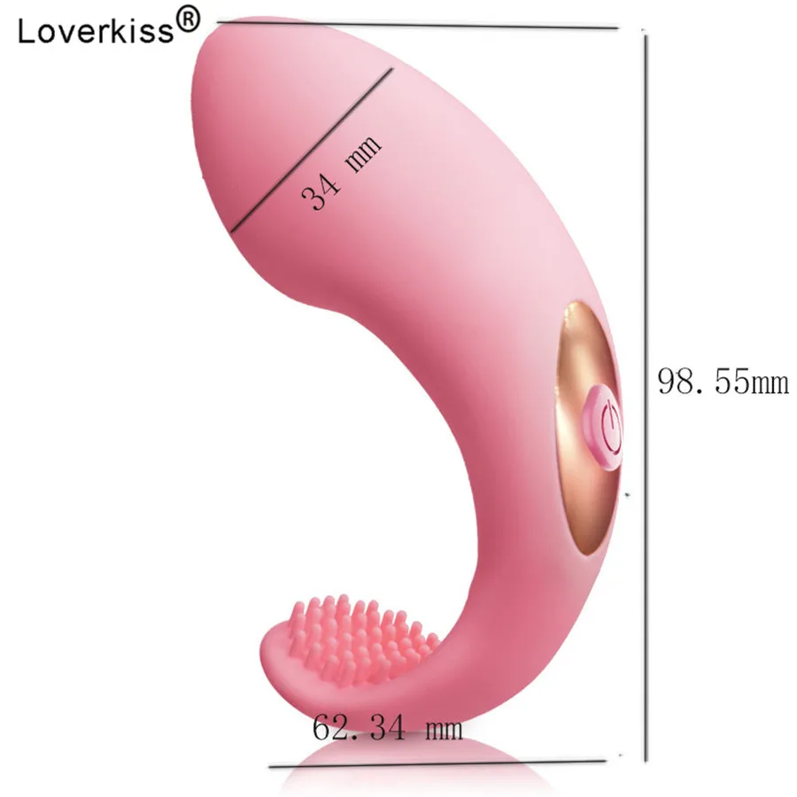 Вибратор Loverkiss 10 вибраций без бретелек для точки G яйцо Вагина Женский