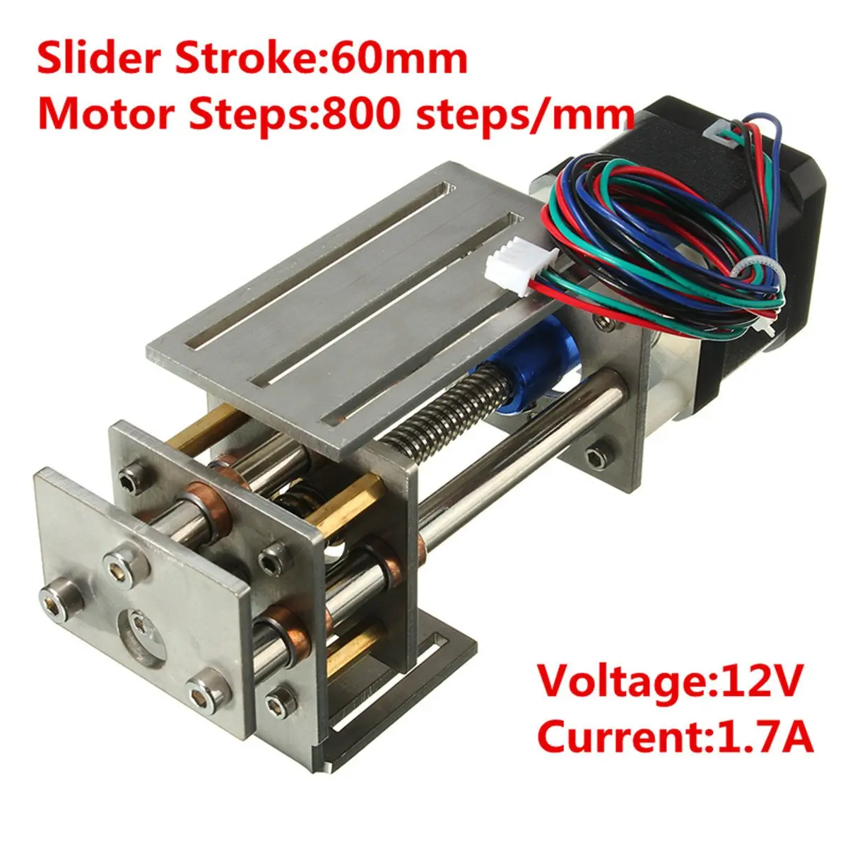 

1pc 60mm Z Axis Sliding Working Table 3 Axis DIY Milling Linear Motion For CNC Engraving Machine