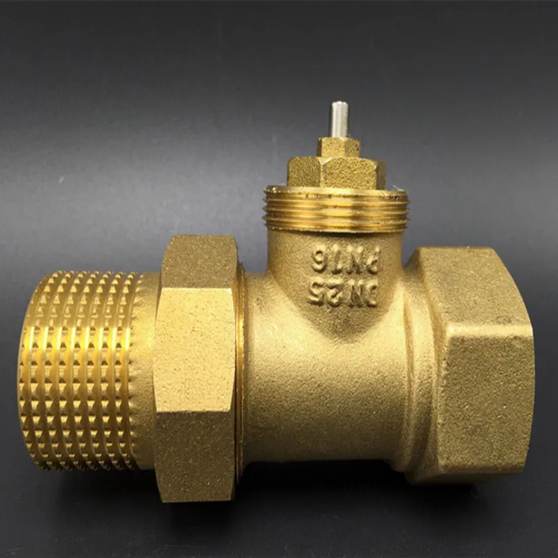 DN25 brass radiator valve ,water valve electric actuator HVAC thermal actuator valvein Floor